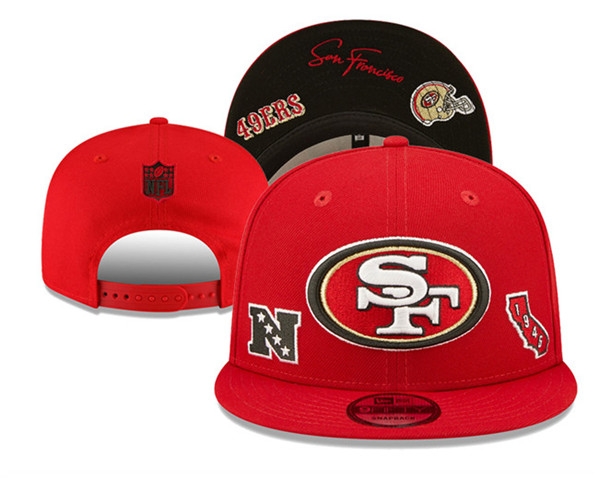 San Francisco 49ers Stitched Snapback Hats 163